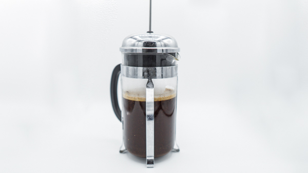 French Press during extraction