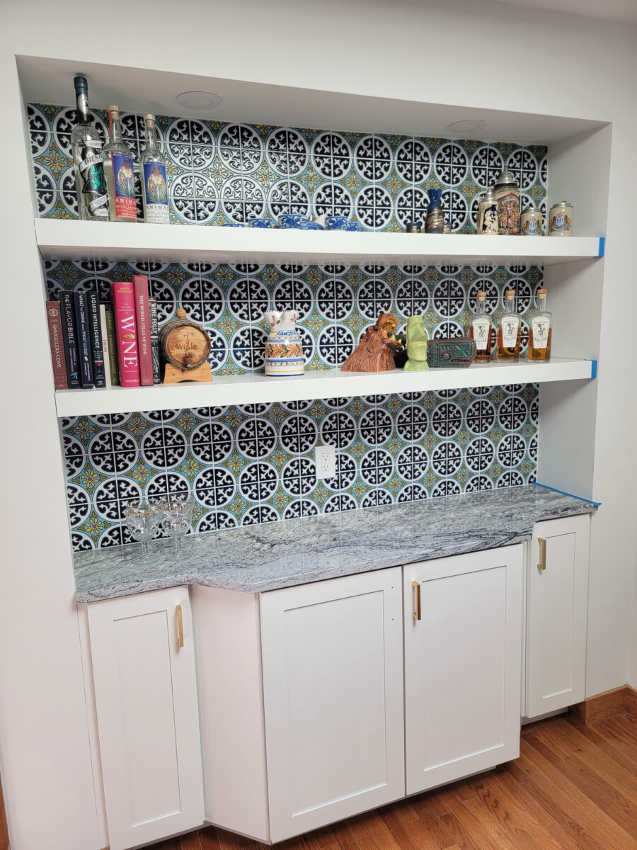 Finished Bar with Tile
