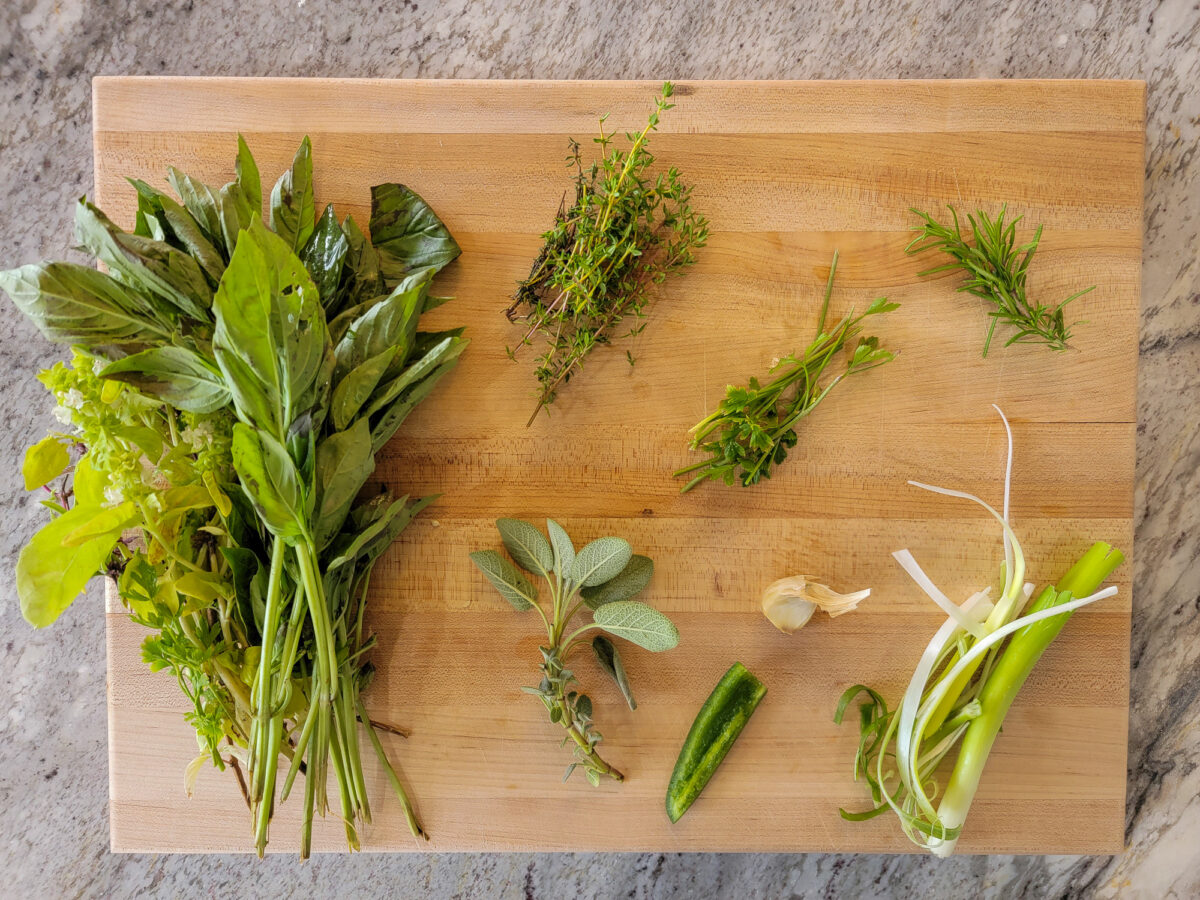 What to do with excess herbs? Ferment them!